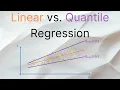 Linear vs Quantile Regression