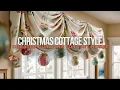 Christmas Cottage Style Curated Curtains for Tiny Homes