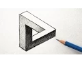 Download Lagu How to Draw an Optical Illusion Triangle the Easy Way
