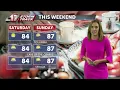 Monday July 25 Evening Weather