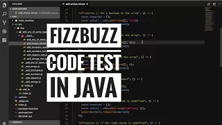 Fizzbuzz code test in Java