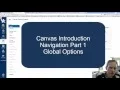 Canvas Intro 1 - Global Navigation