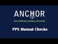 Payroll Processing PPX - Manual Check Processing
