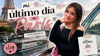 Mi último día en PARIS con mis amigas 😭 Paseo en BARCO por el Rio Sena