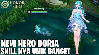 Download NEW HERO DORIA - HERO SUPPORT YANG PUNYA SKILL PALING UNIK BISA JADI MERMAID! HONOR OF KINGS MP3