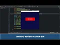 Java GUI Tutorial - Digital Watch In Java GUI Swing