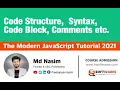 004 Syntax Structure Code Block Comments The Modern JavaScript Tutorial mp4