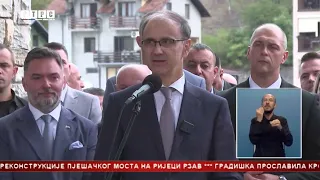 Obilježen Dan i krsna slave Višegrada; Macutu povelja, Dodiku ključ opštine