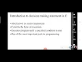 2021 Control Statements in C