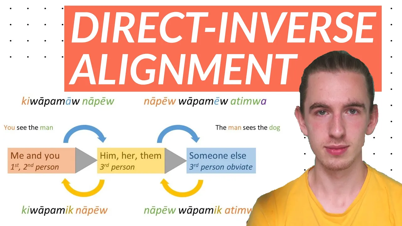 Direct-Inverse Alignment in 7 Different Languages