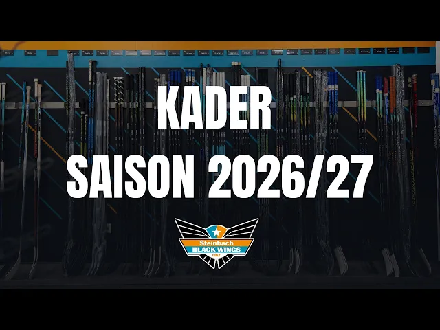 Eishockey-Kader Saison 2026/27 Steinbach Black Wings