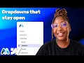 How to Keep a Sidebar Dropdown Open on the Current Page in Webflow