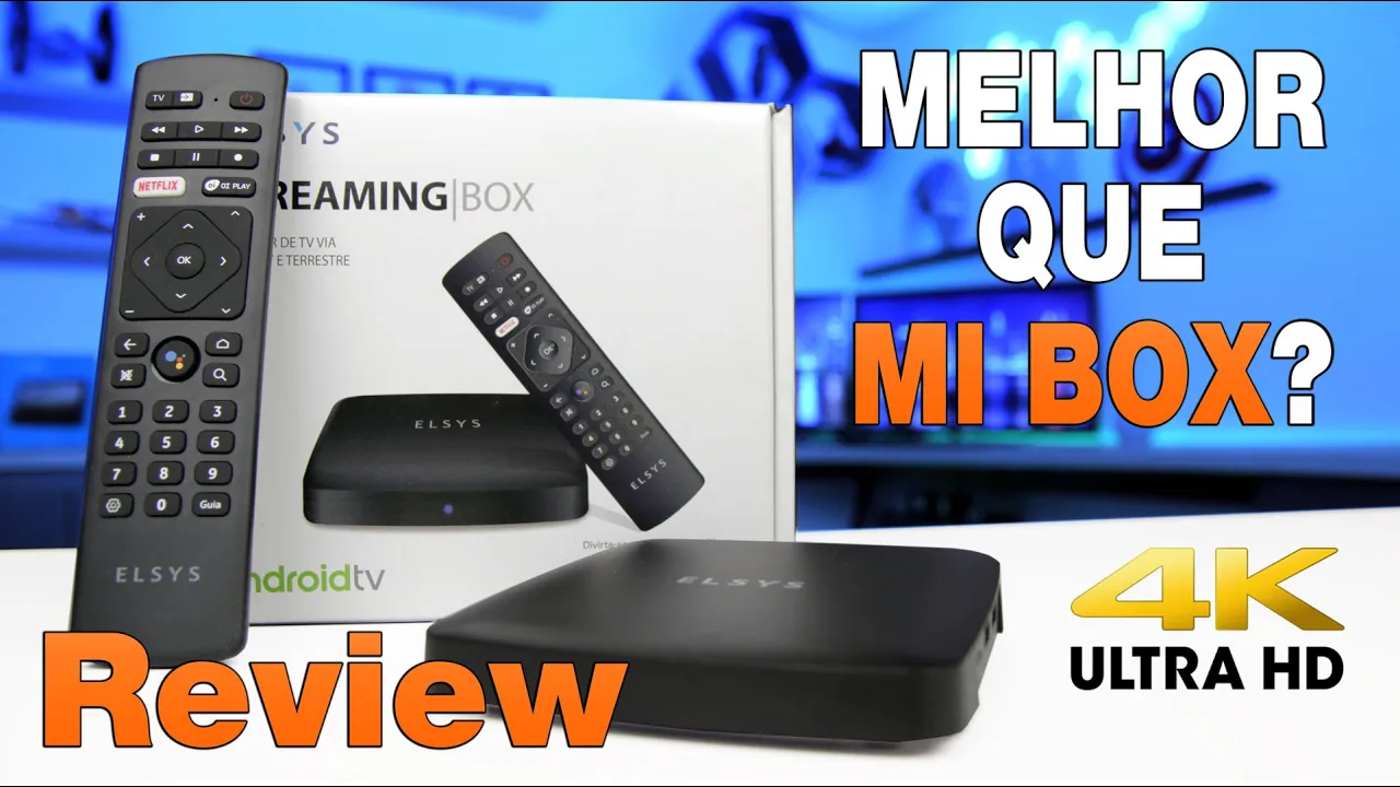 ELSYS STREAMING BOX 4K  - MELHOR que a MI BOX?