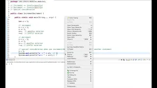 Java Tutorial Increment Decrement