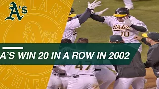 Download Relive the Oakland A's 20-game win streak in 2002 MP3