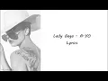 Lady Gaga - A-YO Lyrics