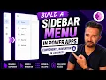 Build a Sidebar Menu in Power Apps Components Navigation Security