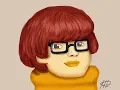 Jinkies Velma Fan Art SpeedPaint With Wacom Tablet