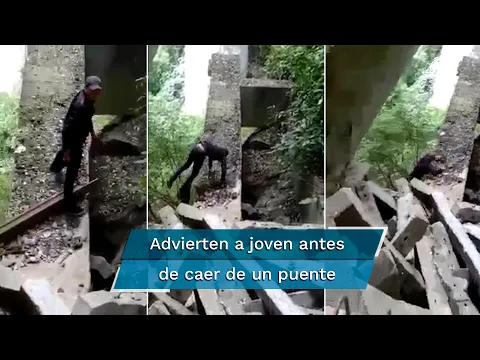 Download MP3 “Te va a jalar la muerte”: joven cae de puente de más de 30 metros en Atoyac, Veracruz