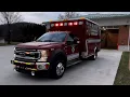 Newark - Medic 5 responding to an unconscious person dispatch tones