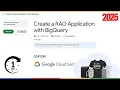 Create a RAG Application with BigQuery GSP1289