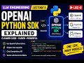 LLM Engineering Lecture 5 OpenAI Python SDK Explained Chat Completions API with Gemini Ollama