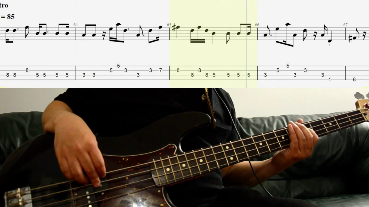 VST and Company - Ikaw Ang Aking Mahal (bass cover with tabs and musical notation)