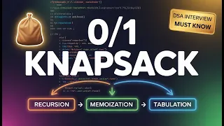 Knapsack Problem Recursion Memoization Tabulation DP Explained DSA Interview Prep