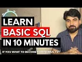 Learn SQL in 10 Minutes Basic SQL Tutorial for Beginners Data Analysts