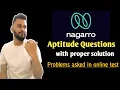 Nagarro Aptitude Test - 2022 Live solving Nagarro Online Aptitude test questions Part