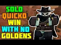 Solo QuickDraw Triumph With No Golden Towers Full Guide TDS Tower Defense Simulator