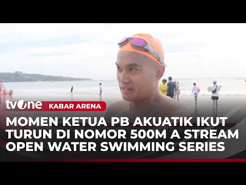 Anindya Bakrie Turun Langsung Berenang di Laut Jimbaran pada Extreme Open Water Series 2026