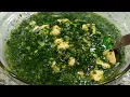 HEALTHY AND SIMPLE MOLOKHIA WITH CHICKEN RECIPE arabic food MOLOKHIA SOUP