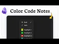 How to Use Colored Highlights in Obsidian Multi Color Options