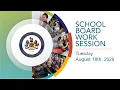 2026 - FCPS School Board Work Session