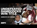BIGGEST REASON S Carolina beat Iowa Kamilla Cardoso Raven Johnson - Andraya Carter First Take