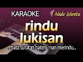 Download Lagu Karaoke RINDU LUKISAN | Nada Wanita Cewek