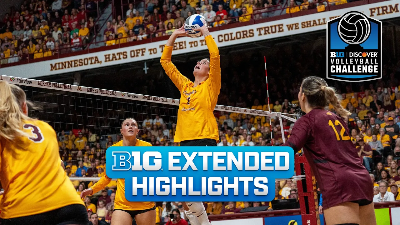 Wisconsin at Minnesota | Extended Highlights | Big Ten Volleyball | 10/04/2026