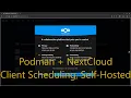Live Setup Installing NextCloud in a Podman Container