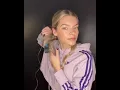 Half up half down pigtail tutorial