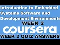 Introduction to Embedded Systems Software and Development Environments Week 1 Quiz Solutions