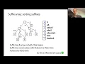 Suffix arrays building