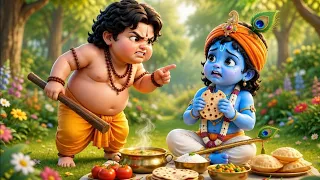 😱 भोंदू की धमकी सुनकर ठाकुर जी भी रह गए हैरान! 😱 | Lord Krishna Story | 3D Animation