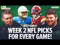 NFL Week 2 Betting Predictions BETS for EVERY NFL Game NFL Expert Picks The Favorites Podcast