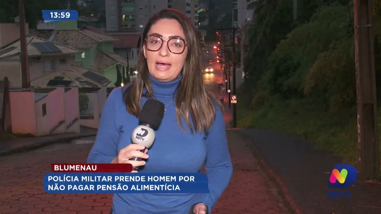 Blumenau: Polícia Militar prende homem por não pagar pensão alimentícia