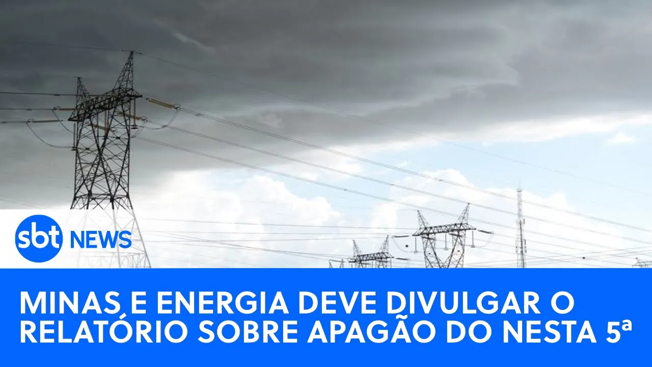 ????SBT News na TV: Relatório sobre apagão deve ser divulgado nesta 5ª;Delgatti presta depoimento à PF