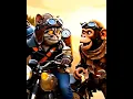 Download Lagu Cats and Monkeys: The Ultimate Motorcycle Stunt Showdown #shorts #ytshorts #youtubeshorts #youtube