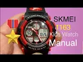 SKMEI 1163 Kids Watch Instruction Manual