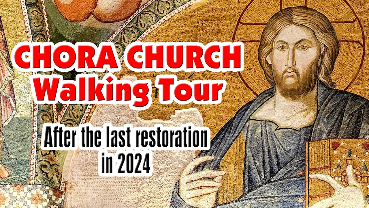 The Chora / Kariye Mosque (Church of the Holy Savior in Chora) Walking Tour - 4K UHD #museum