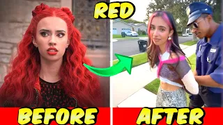 descendants the rise of red before and after cast in real life
